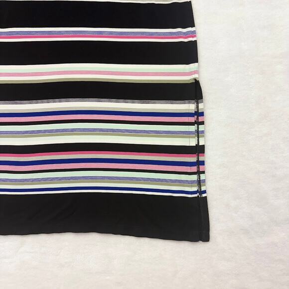 WHBM Convertible Multi-color Stripe Maxi Skirt/Dress Black Size S - Picture 7 of 9